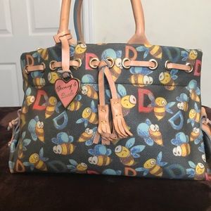 Authentic Dooney and Bourke tassel tote 👜